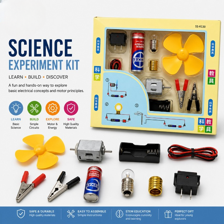 Educational DIY Circuit Conductor Science Experiment Kit - Hands-On Learning Tool For Exploring Electronics And Electrical Engineering Concepts (Random Color)